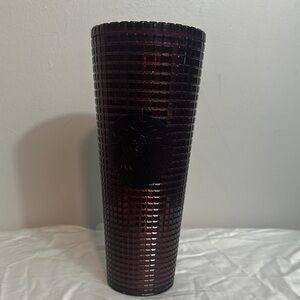 💚10 Starbucks Tumbler Berry Plum Grid Disco Christmas Holiday 2020 Studded Cold